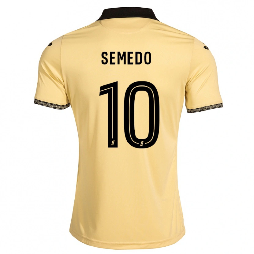 Danxen Barn Daniel Semedo #10 Navajovit Svart Bortatröja Matchtröjor 2026/27 Tröjor T-Tröja