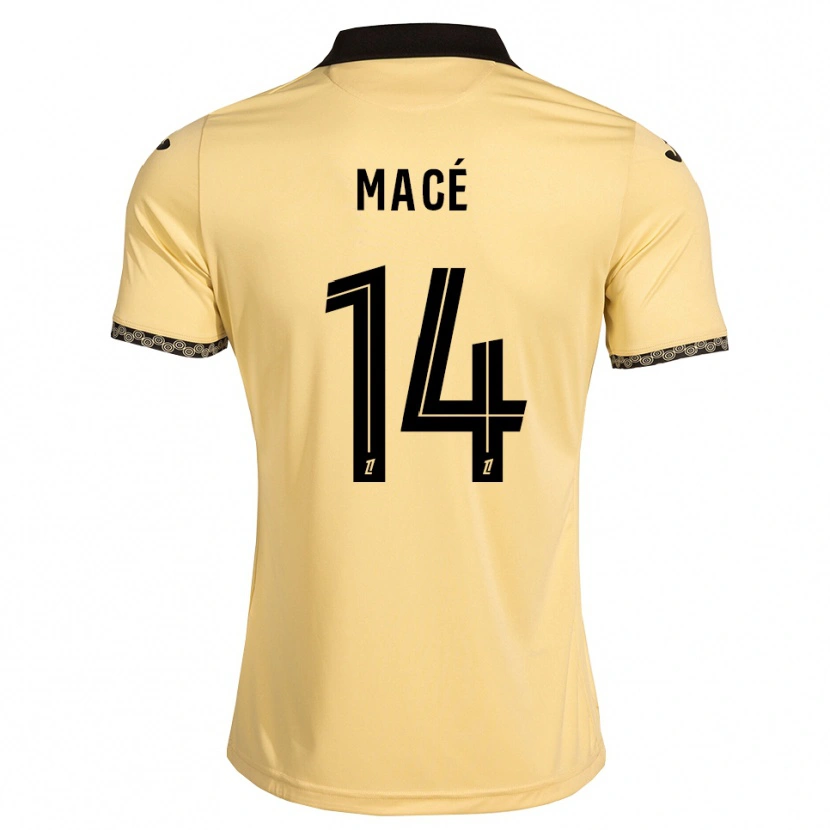 Danxen Barn Marine Macé #14 Navajovit Svart Bortatröja Matchtröjor 2026/27 Tröjor T-Tröja