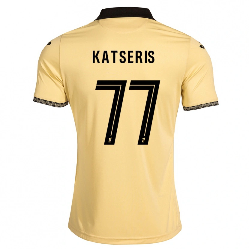 Danxen Barn Panos Katseris #77 Navajovit Svart Bortatröja Matchtröjor 2026/27 Tröjor T-Tröja