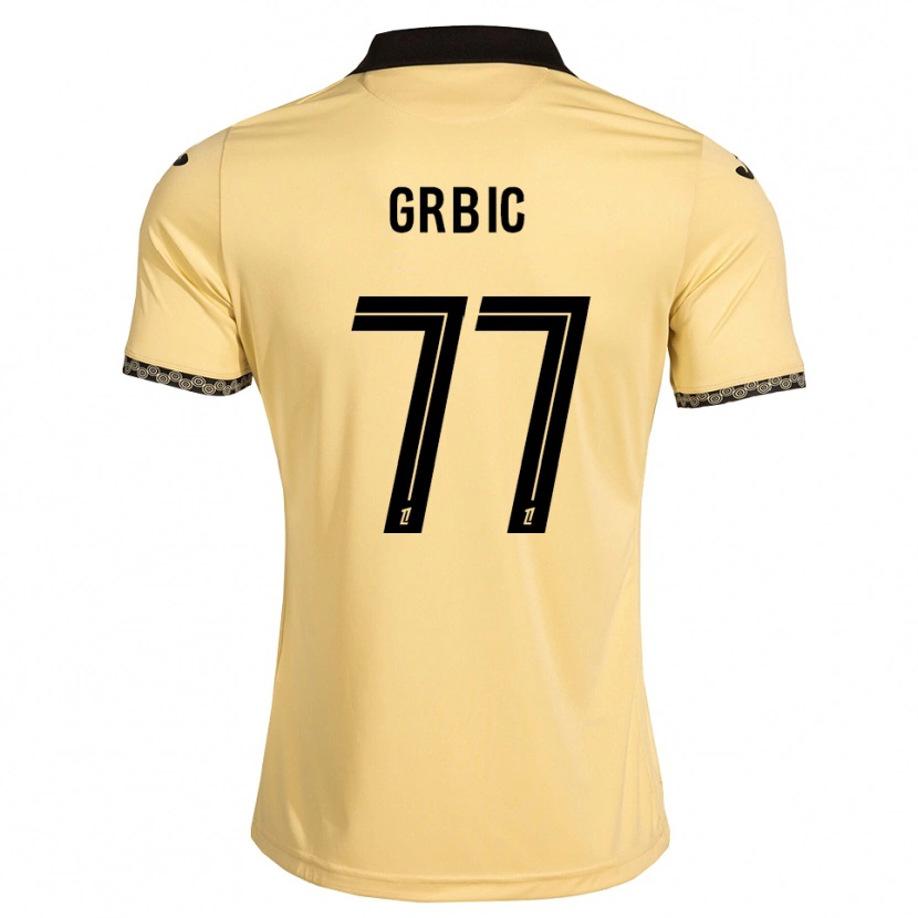 Danxen Barn Adrian Grbic #77 Navajovit Svart Bortatröja Matchtröjor 2026/27 Tröjor T-Tröja