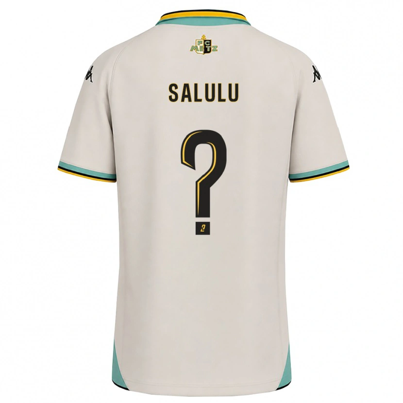 Danxen Barn Rayane Salulu #0 Blommande Vit Svart Bortatröja Matchtröjor 2026/27 Tröjor T-Tröja