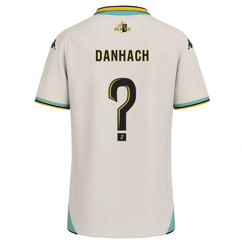 Danxen Barn Djebril Danhach #0 Blommande Vit Svart Bortatröja Matchtröjor 2026/27 Tröjor T-Tröja