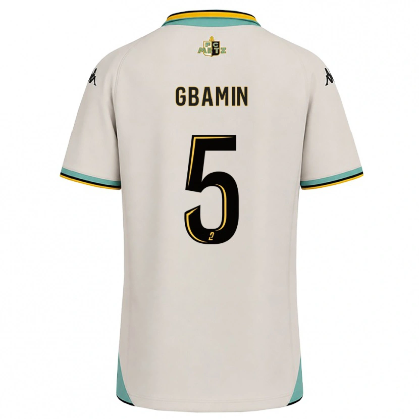Danxen Barn Jean-Philippe Gbamin #5 Blommande Vit Svart Bortatröja Matchtröjor 2026/27 Tröjor T-Tröja