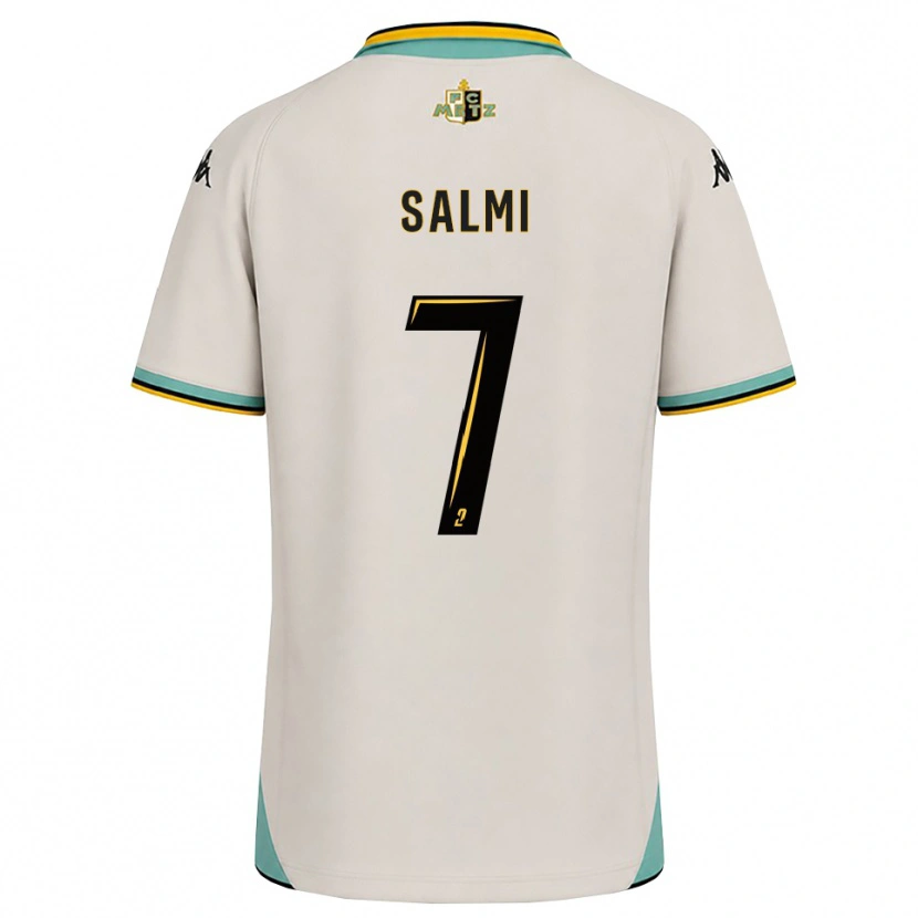 Danxen Barn Bilal Salmi #7 Blommande Vit Svart Bortatröja Matchtröjor 2026/27 Tröjor T-Tröja