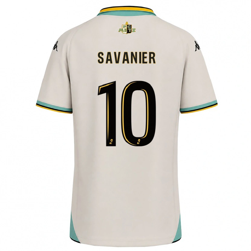 Danxen Barn Téji Savanier #10 Blommande Vit Svart Bortatröja Matchtröjor 2026/27 Tröjor T-Tröja