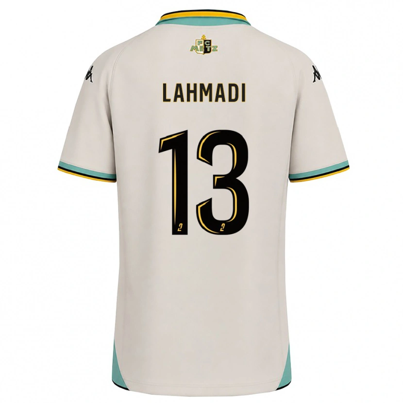 Danxen Barn Mehdi Lahmadi #13 Blommande Vit Svart Bortatröja Matchtröjor 2026/27 Tröjor T-Tröja