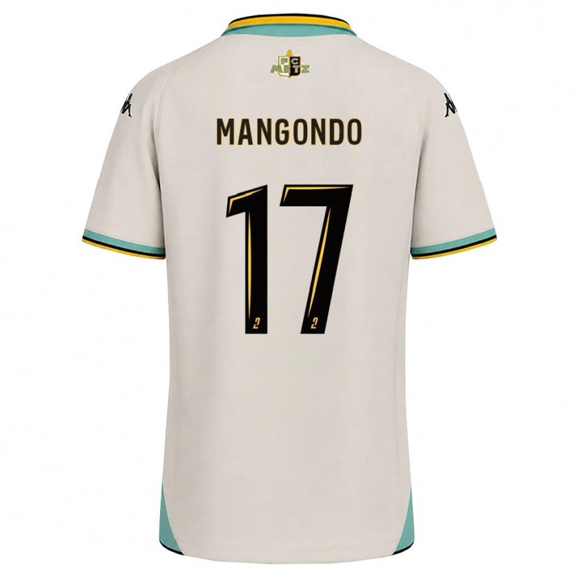 Danxen Barn Joseph Mangondo #17 Blommande Vit Svart Bortatröja Matchtröjor 2026/27 Tröjor T-Tröja