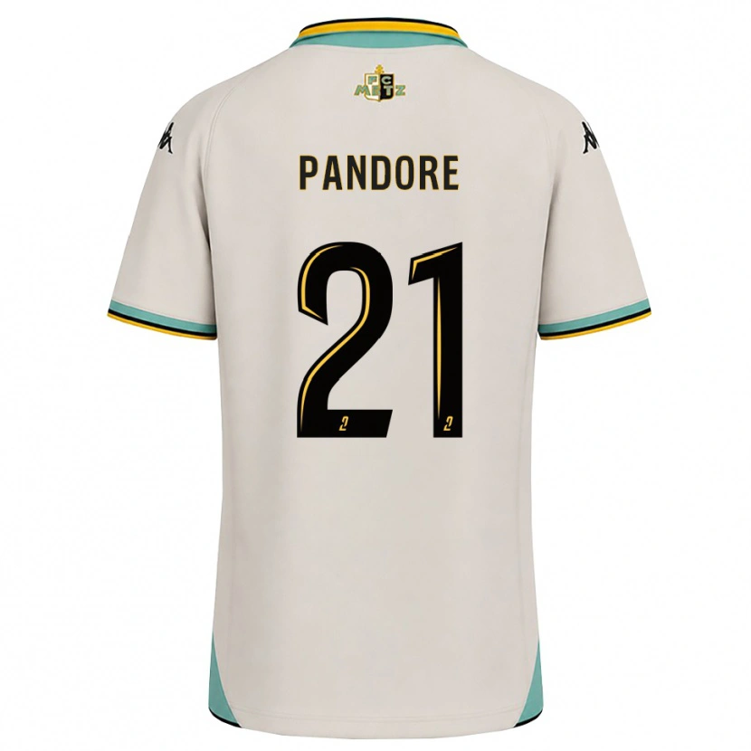 Danxen Barn Jahyann Pandore #21 Blommande Vit Svart Bortatröja Matchtröjor 2026/27 Tröjor T-Tröja