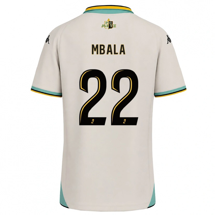 Danxen Barn Nathan Mbala #22 Blommande Vit Svart Bortatröja Matchtröjor 2026/27 Tröjor T-Tröja