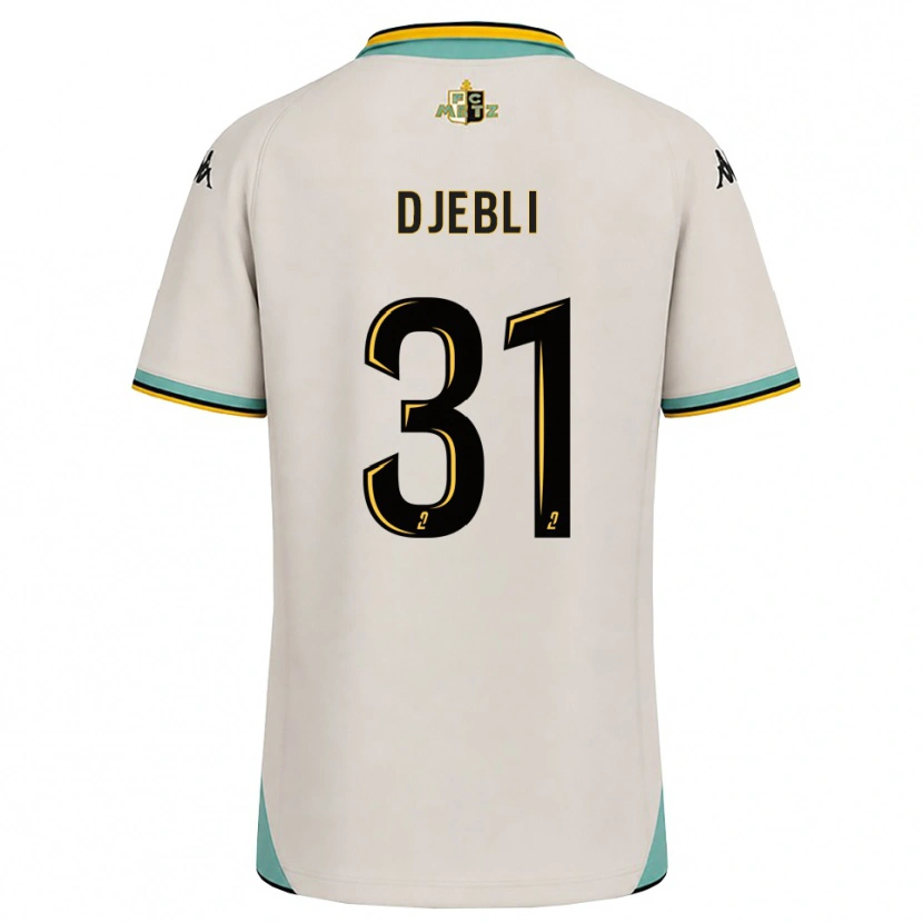 Danxen Barn Assia Djebli #31 Blommande Vit Svart Bortatröja Matchtröjor 2026/27 Tröjor T-Tröja