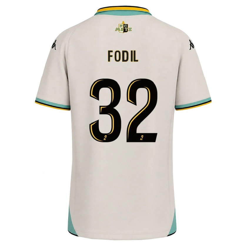 Danxen Barn Maria Fodil #32 Blommande Vit Svart Bortatröja Matchtröjor 2026/27 Tröjor T-Tröja