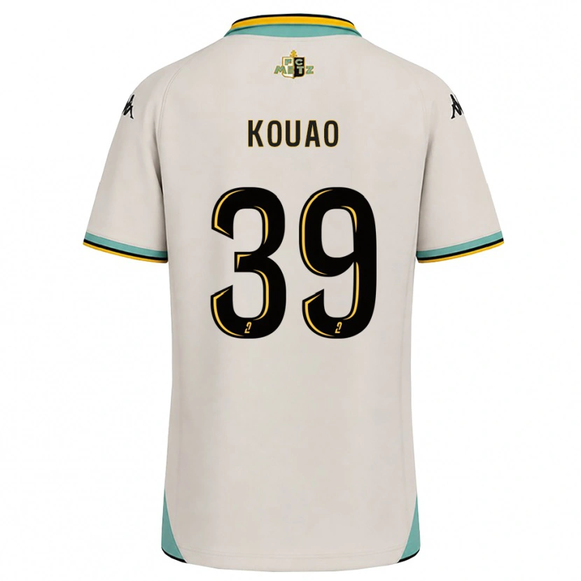 Danxen Barn Koffi Kouao #39 Blommande Vit Svart Bortatröja Matchtröjor 2026/27 Tröjor T-Tröja