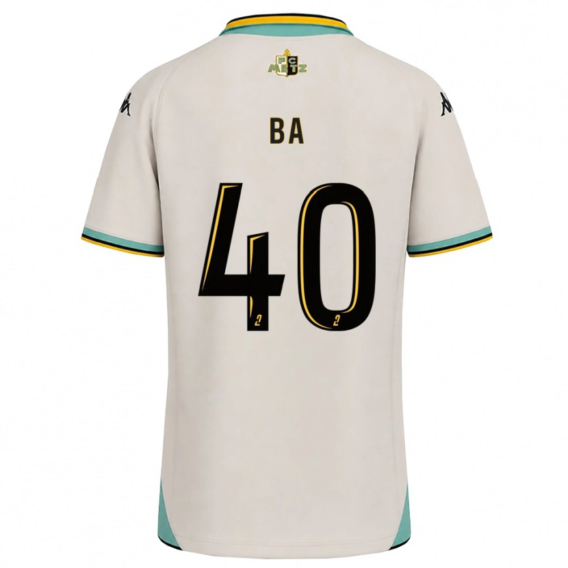 Danxen Barn Ousmane Ba #40 Blommande Vit Svart Bortatröja Matchtröjor 2026/27 Tröjor T-Tröja