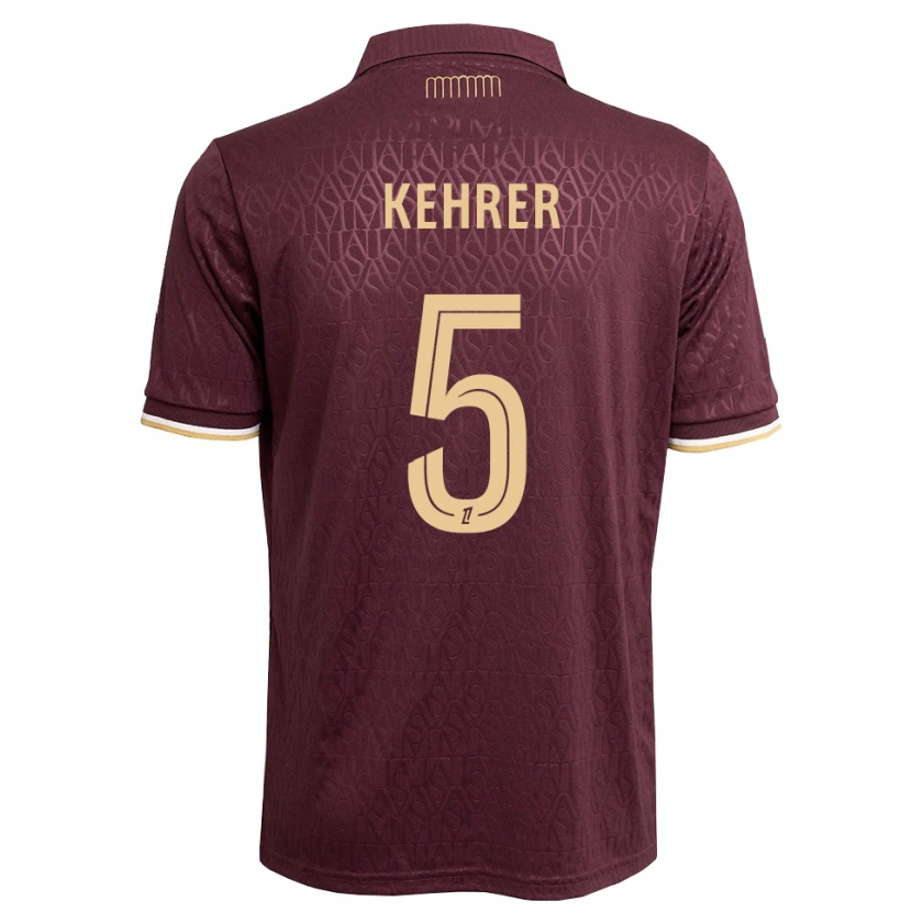 Danxen Barn Thilo Kehrer #5 Vinröd Sandbrun Bortatröja Matchtröjor 2026/27 Tröjor T-Tröja