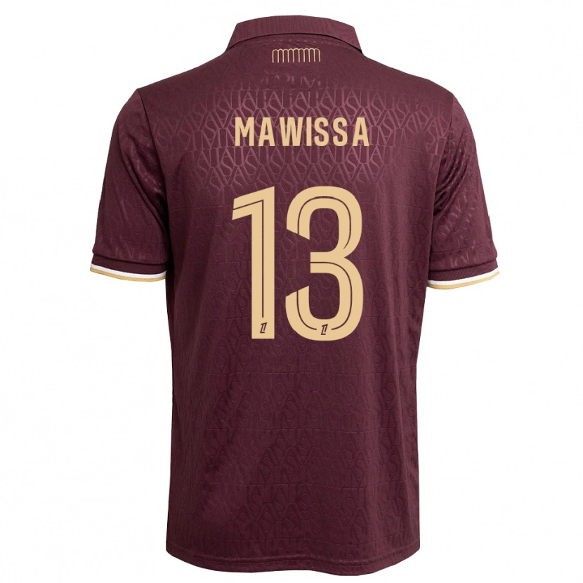 Danxen Barn Christian Mawissa #13 Vinröd Sandbrun Bortatröja Matchtröjor 2026/27 Tröjor T-Tröja