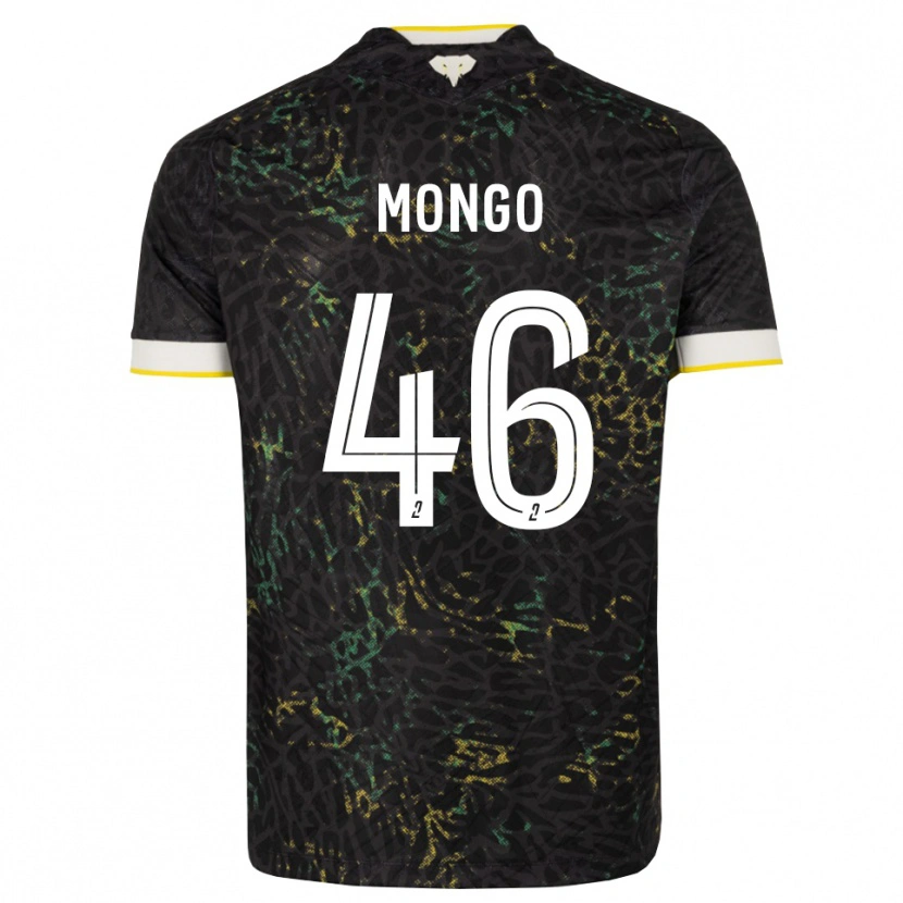 Danxen Barn Enzo Mongo #46 Svart Vit Gul Bortatröja Matchtröjor 2026/27 Tröjor T-Tröja