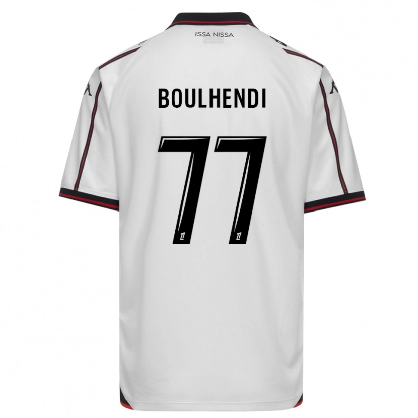 Danxen Barn Teddy Boulhendi #77 Svart Vit Bortatröja Matchtröjor 2026/27 Tröjor T-Tröja