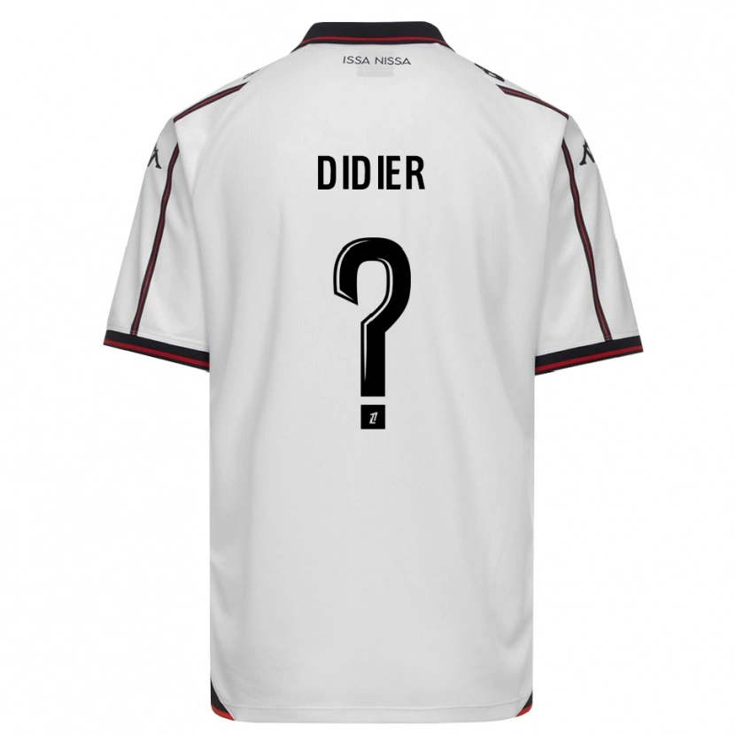Danxen Barn Simon Didier #0 Svart Vit Bortatröja Matchtröjor 2026/27 Tröjor T-Tröja