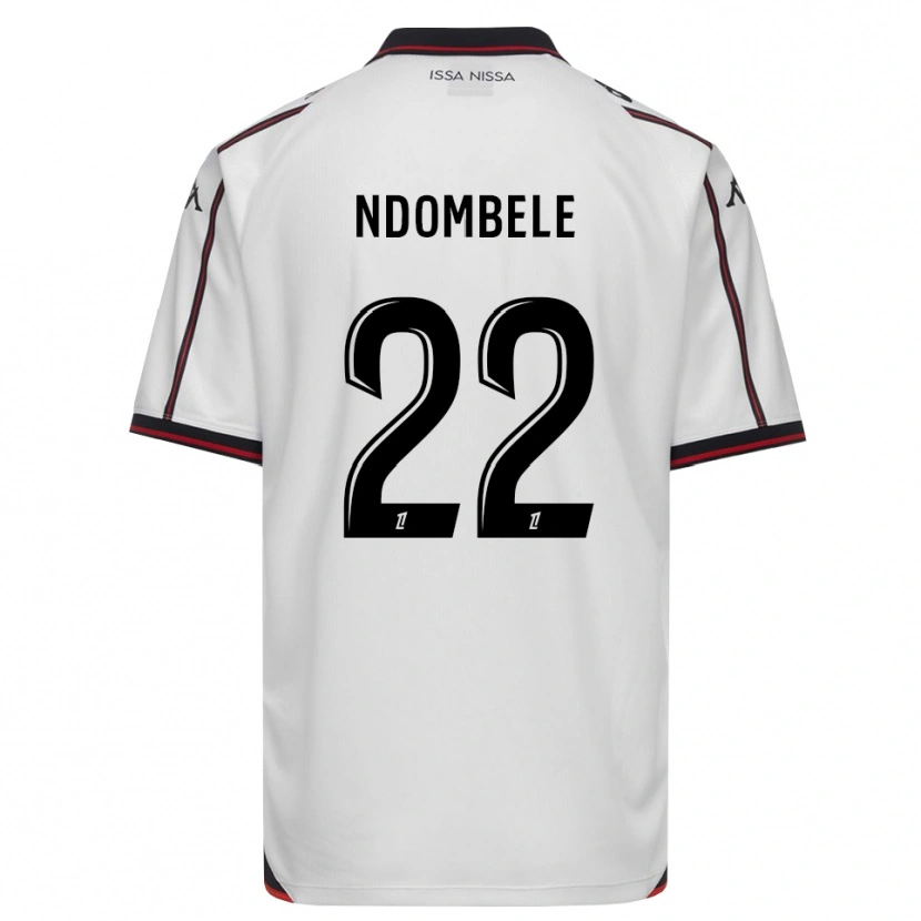 Danxen Barn Tanguy Ndombele #22 Svart Vit Bortatröja Matchtröjor 2026/27 Tröjor T-Tröja