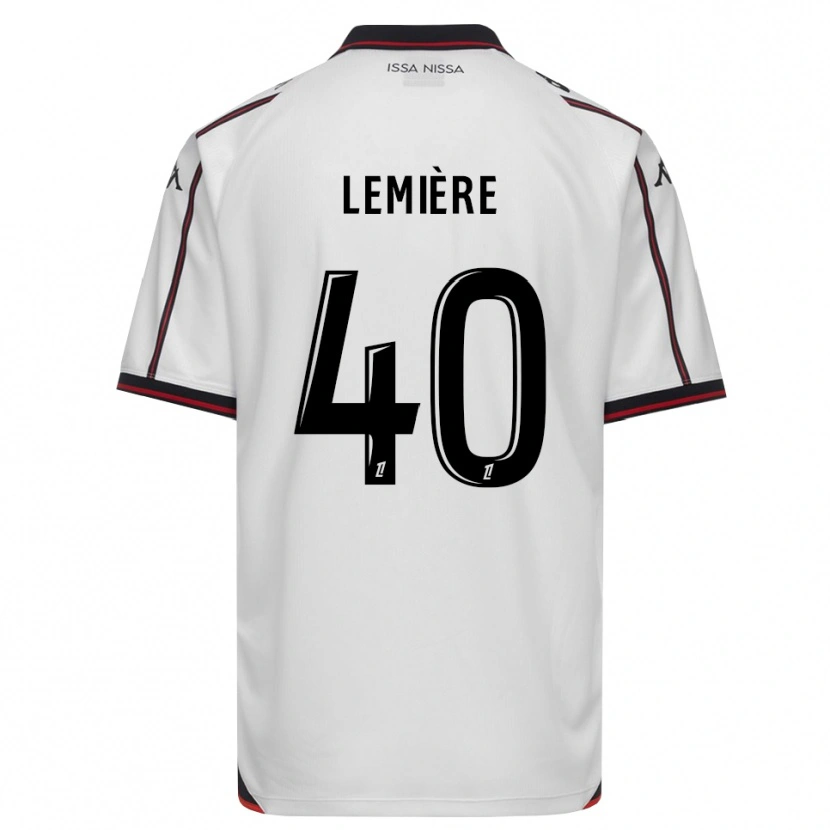 Danxen Barn Pauline Lemière #40 Svart Vit Bortatröja Matchtröjor 2026/27 Tröjor T-Tröja
