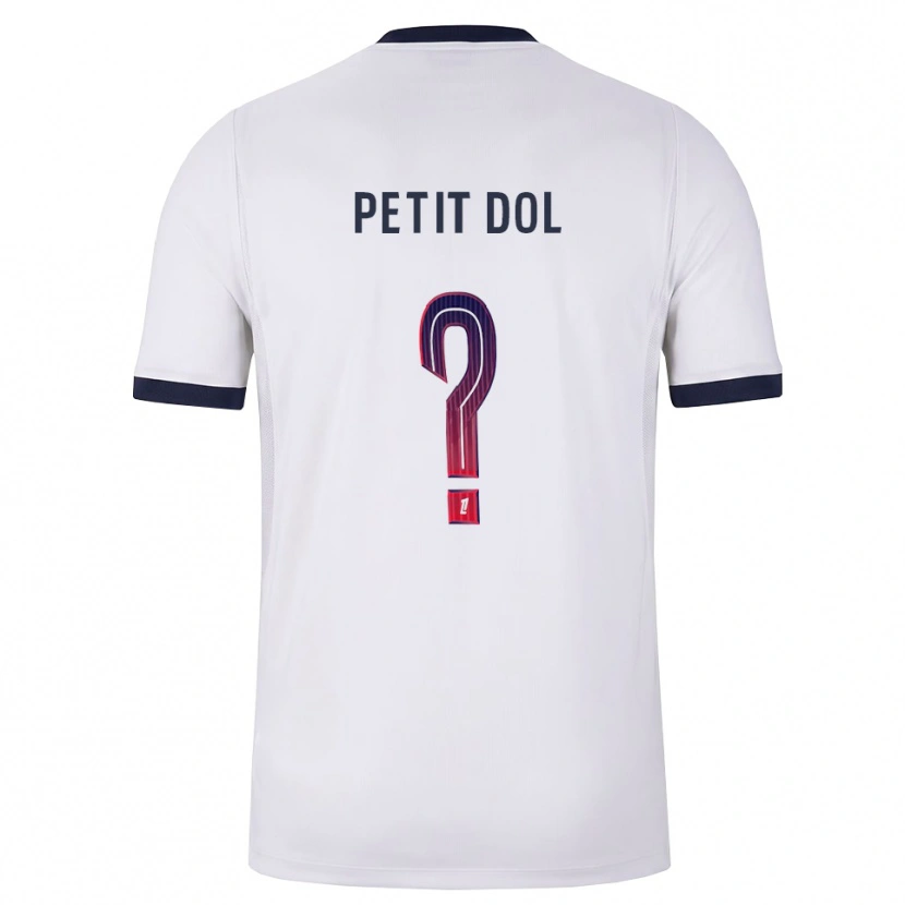 Danxen Barn Mathieu Petit Dol #0 Vit Svart Röd Bortatröja Matchtröjor 2026/27 Tröjor T-Tröja