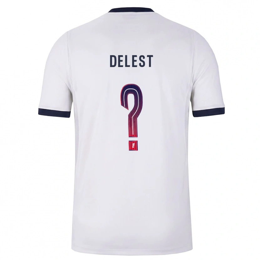 Danxen Barn Shadyl Delest #0 Vit Svart Röd Bortatröja Matchtröjor 2026/27 Tröjor T-Tröja