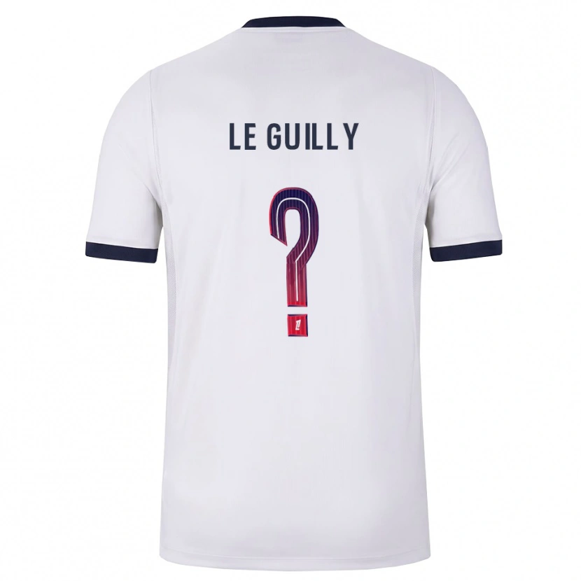 Danxen Barn Eden Le Guilly #0 Vit Svart Röd Bortatröja Matchtröjor 2026/27 Tröjor T-Tröja