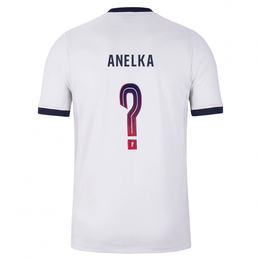 Danxen Barn Kaïs Anelka #0 Vit Svart Röd Bortatröja Matchtröjor 2026/27 Tröjor T-Tröja