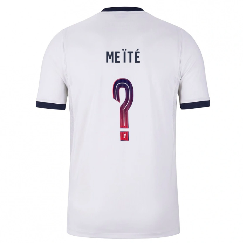 Danxen Barn Mamadou Meïté #0 Vit Svart Röd Bortatröja Matchtröjor 2026/27 Tröjor T-Tröja