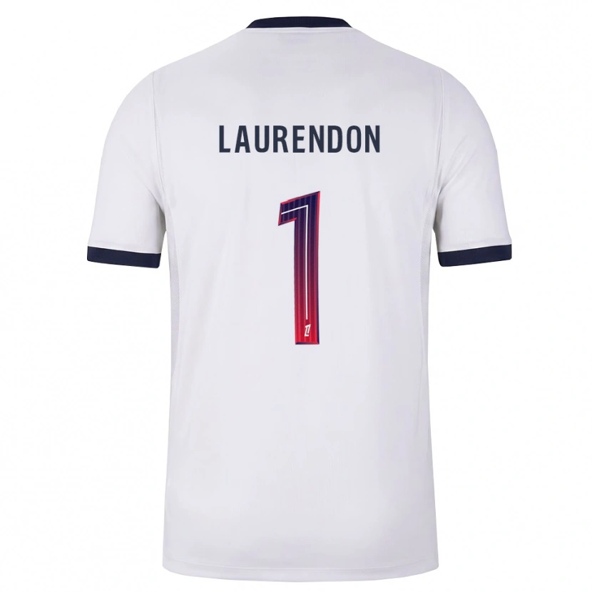 Danxen Barn Bilal Laurendon #1 Vit Svart Röd Bortatröja Matchtröjor 2026/27 Tröjor T-Tröja