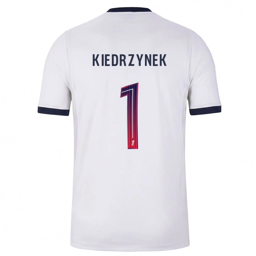Danxen Barn Katarzyna Kiedrzynek #1 Vit Svart Röd Bortatröja Matchtröjor 2026/27 Tröjor T-Tröja