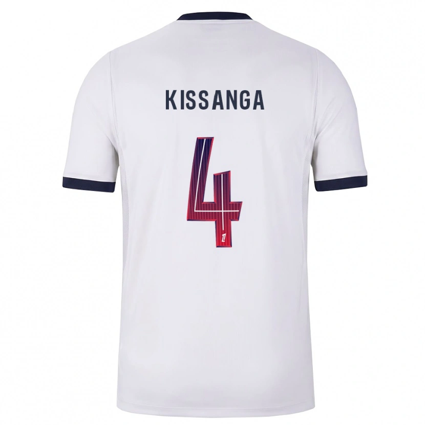 Danxen Barn Hugo Kissanga #4 Vit Svart Röd Bortatröja Matchtröjor 2026/27 Tröjor T-Tröja