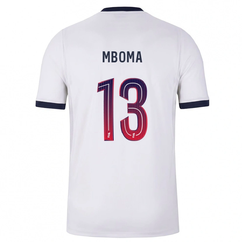 Danxen Barn Harryl Mboma #13 Vit Svart Röd Bortatröja Matchtröjor 2026/27 Tröjor T-Tröja