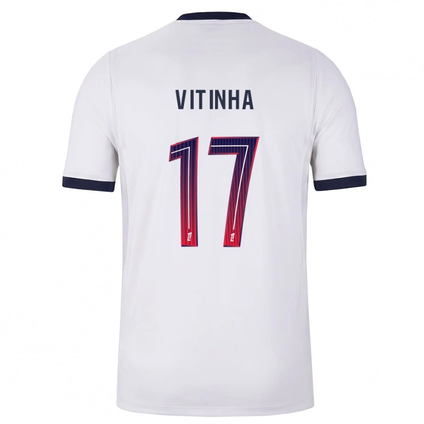 Danxen Barn Vítor Machado Ferreira #17 Vit Svart Röd Bortatröja Matchtröjor 2026/27 Tröjor T-Tröja