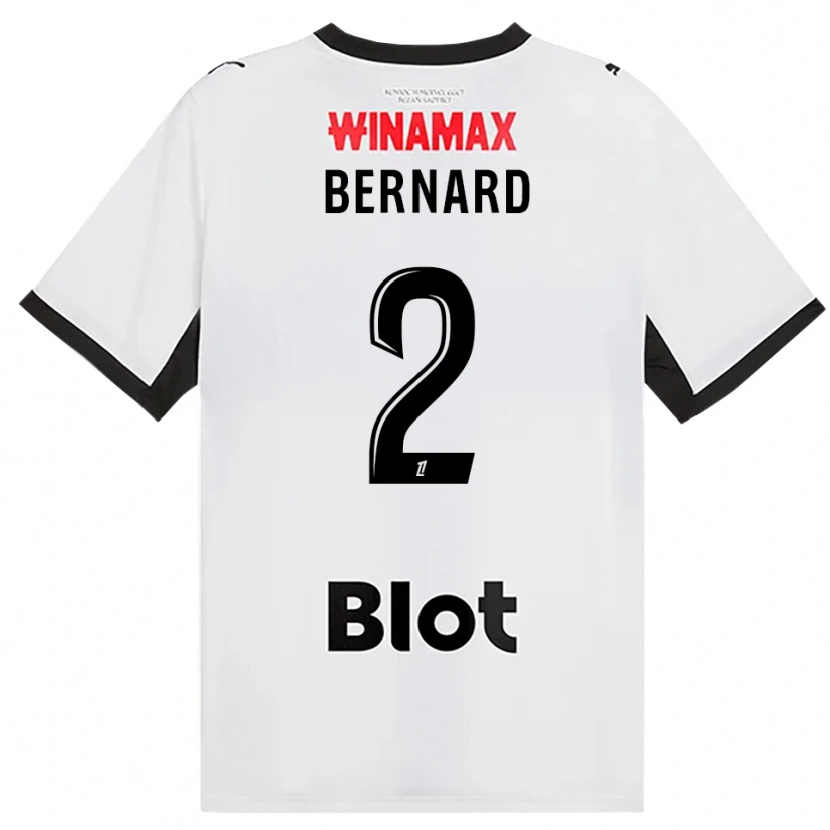 Danxen Barn Alexis Bernard #2 Svart Vit Röd Bortatröja Matchtröjor 2026/27 Tröjor T-Tröja