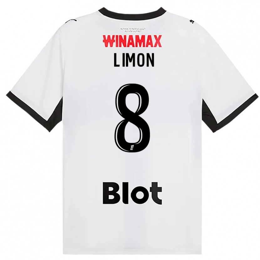 Danxen Barn Paolo Limon #8 Svart Vit Röd Bortatröja Matchtröjor 2026/27 Tröjor T-Tröja