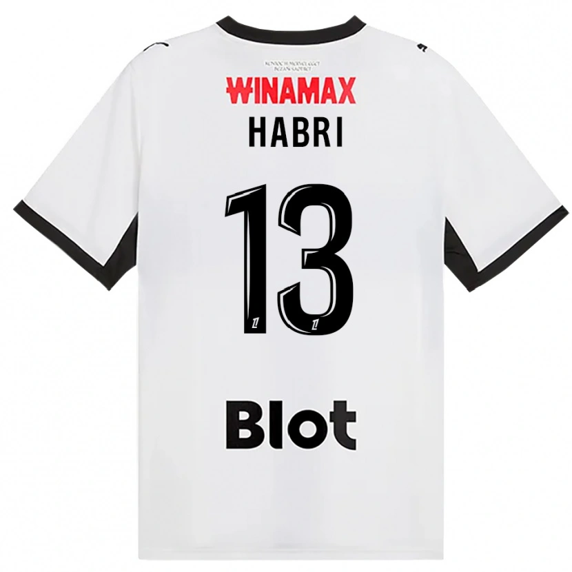 Danxen Barn Issa Habri #13 Svart Vit Röd Bortatröja Matchtröjor 2026/27 Tröjor T-Tröja