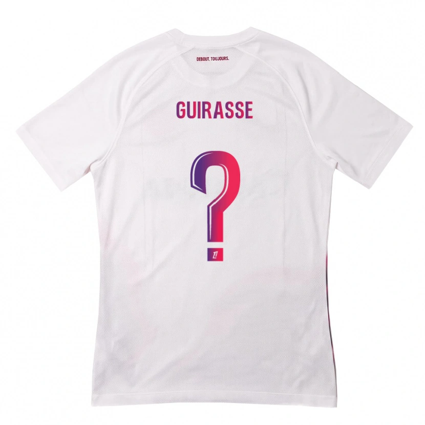 Danxen Barn Abdul Guirasse #0 Vit Rosa Lila Bortatröja Matchtröjor 2026/27 Tröjor T-Tröja