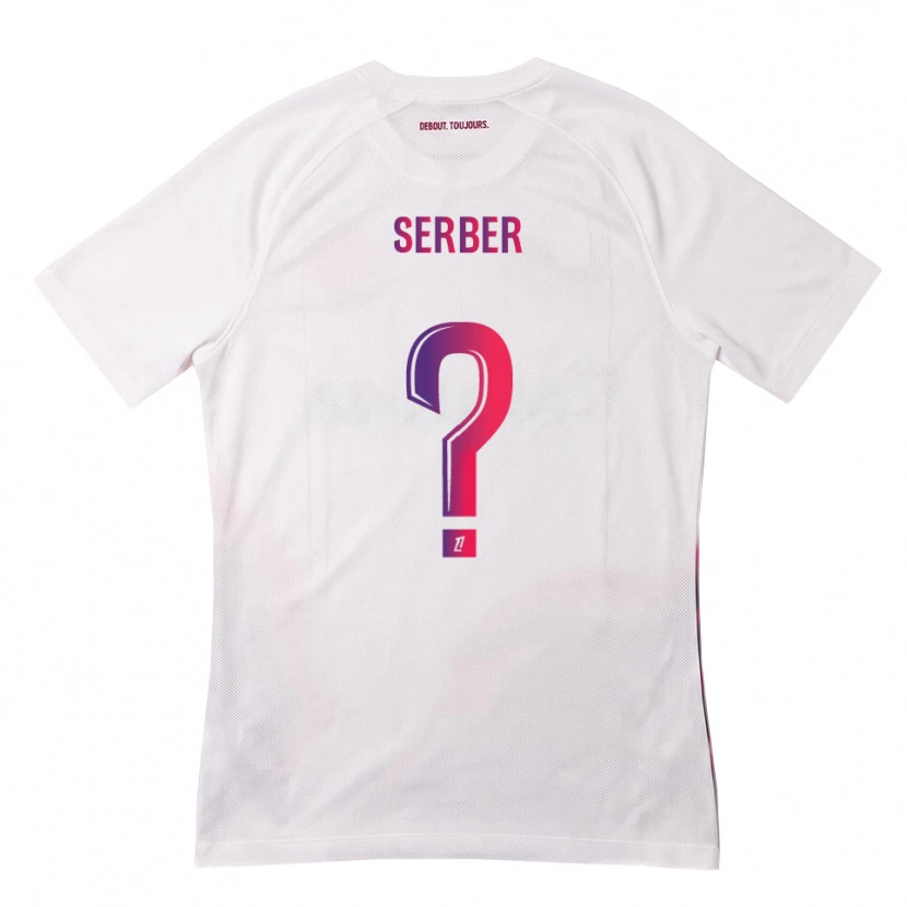 Danxen Barn Kléri Serber #0 Vit Rosa Lila Bortatröja Matchtröjor 2026/27 Tröjor T-Tröja