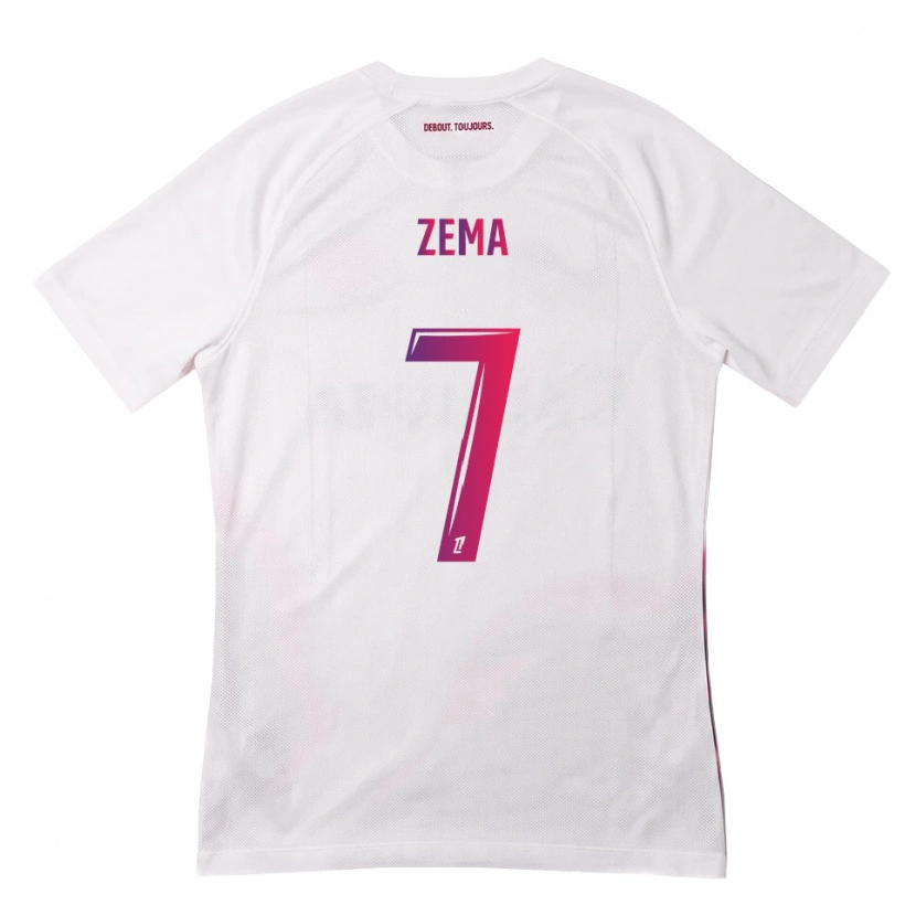 Danxen Barn Darris Zema #7 Vit Rosa Lila Bortatröja Matchtröjor 2026/27 Tröjor T-Tröja