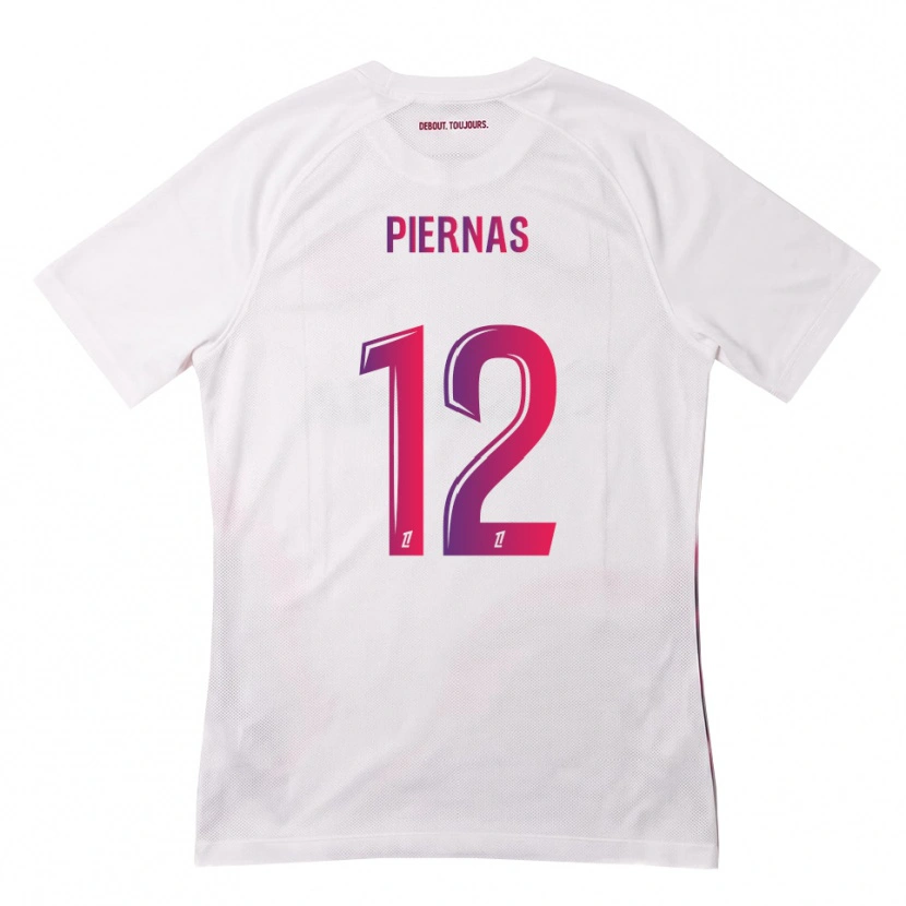 Danxen Barn Gaëtan Bakhouche Piernas #12 Vit Rosa Lila Bortatröja Matchtröjor 2026/27 Tröjor T-Tröja