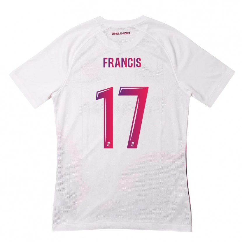 Danxen Barn Abu Francis #17 Vit Rosa Lila Bortatröja Matchtröjor 2026/27 Tröjor T-Tröja