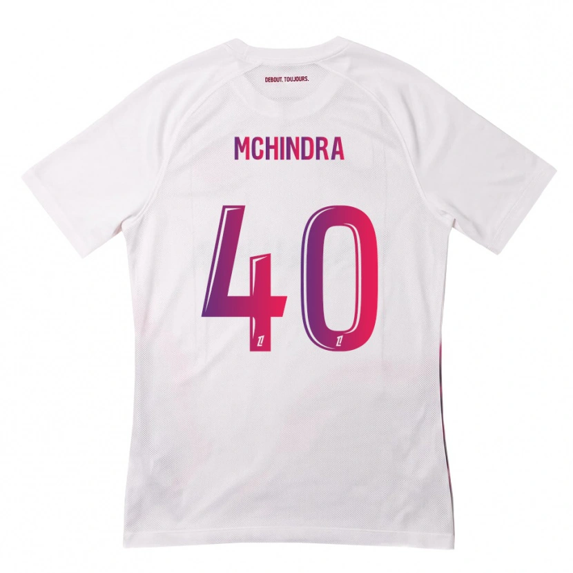 Danxen Barn Naime Said Mchindra #40 Vit Rosa Lila Bortatröja Matchtröjor 2026/27 Tröjor T-Tröja