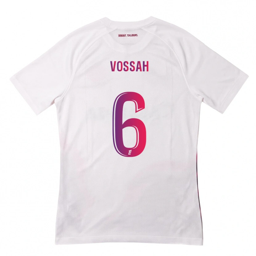 Danxen Barn Alexis Vossah #6 Vit Rosa Lila Bortatröja Matchtröjor 2026/27 Tröjor T-Tröja