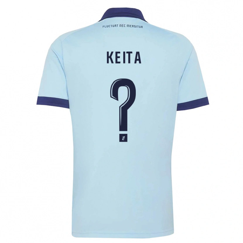 Danxen Barn Djibril Keita #0 Kornblå Svart Bortatröja Matchtröjor 2026/27 Tröjor T-Tröja