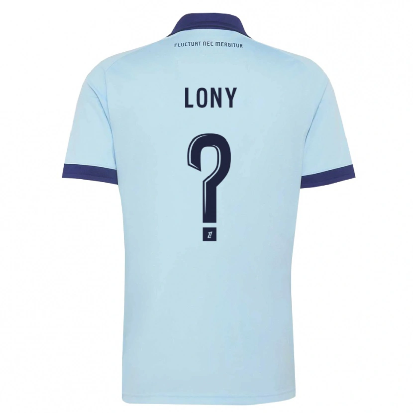 Danxen Barn Lony Pereira Mendes Vaz #0 Kornblå Svart Bortatröja Matchtröjor 2026/27 Tröjor T-Tröja