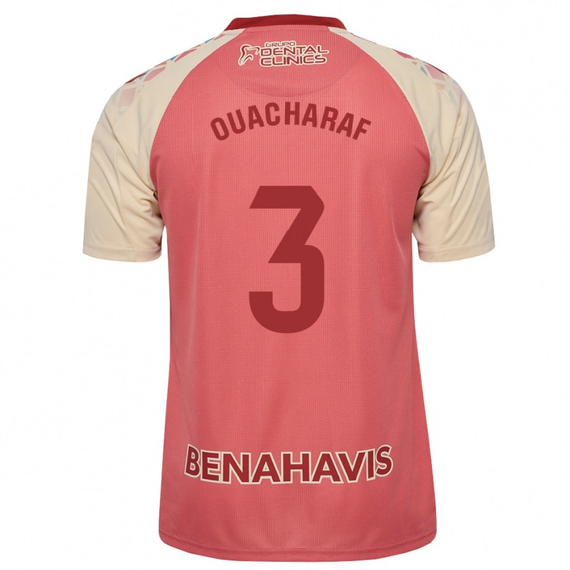 Danxen Barn Bilal Ouacharaf #3 Ljus Rosa Röd Blå Bortatröja Matchtröjor 2026/27 Tröjor T-Tröja