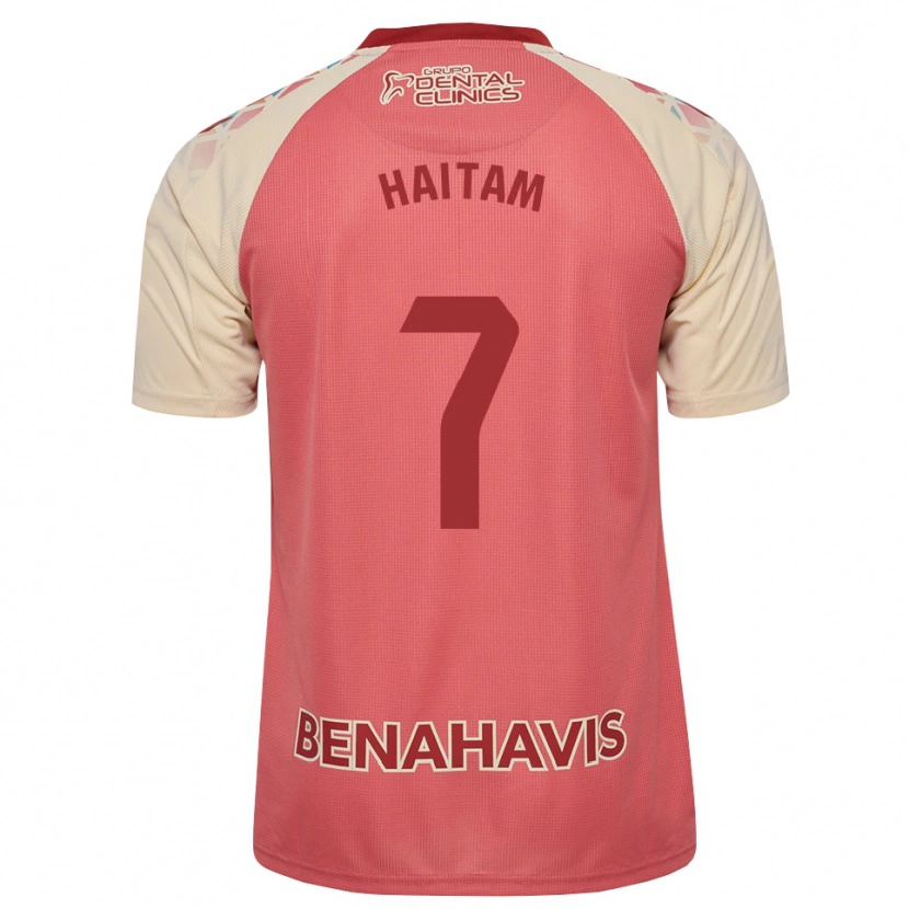 Danxen Barn Haitam Abaida #7 Ljus Rosa Röd Blå Bortatröja Matchtröjor 2026/27 Tröjor T-Tröja