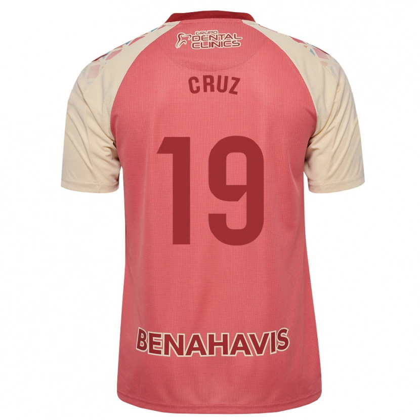 Danxen Barn Juan Cruz #19 Ljus Rosa Röd Blå Bortatröja Matchtröjor 2026/27 Tröjor T-Tröja