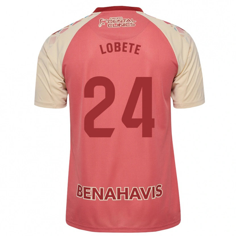 Danxen Barn Julen Lobete #24 Ljus Rosa Röd Blå Bortatröja Matchtröjor 2026/27 Tröjor T-Tröja